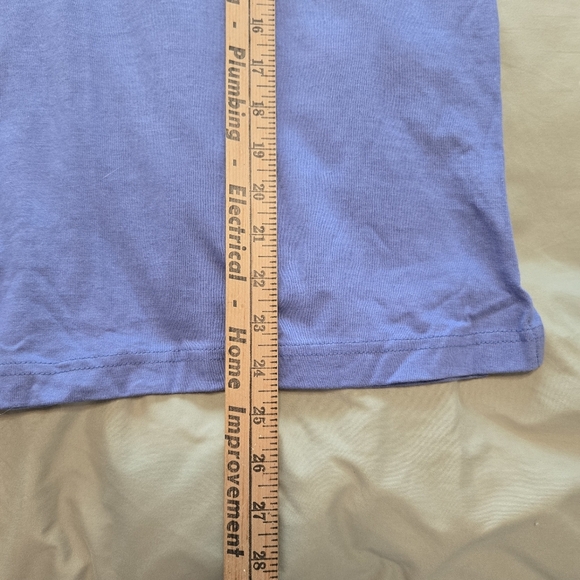 VTG NWT Ivy Club Classic Purple Short Sleeve T-Shirt with Embroidered Detail - Picture 6 of 7